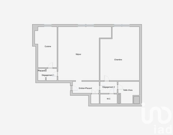 Appartement à vendre 2 pièces 48 m² Meudon