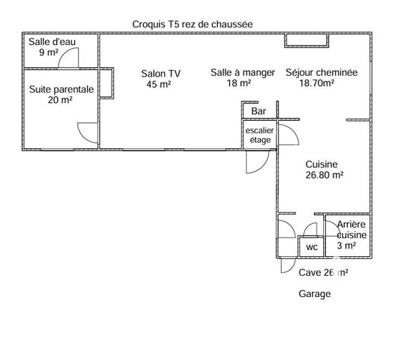 Immeuble à vendre 470 m² Le Boulay-Morin