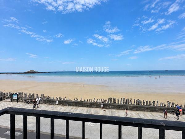 Appartement d'exception - 98 m² - Front de mer sur le Sillon - Vue mer panoramique