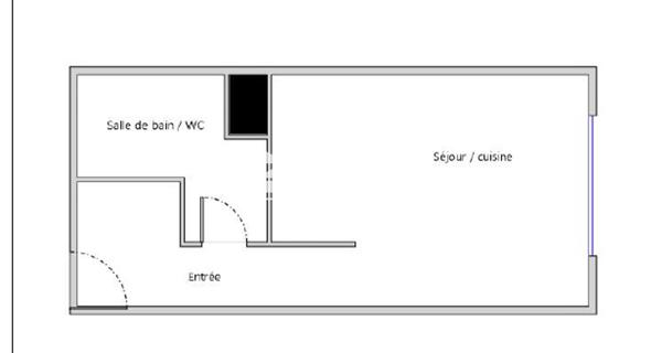 À vendre Studio 23.65 m² - Paris 75005