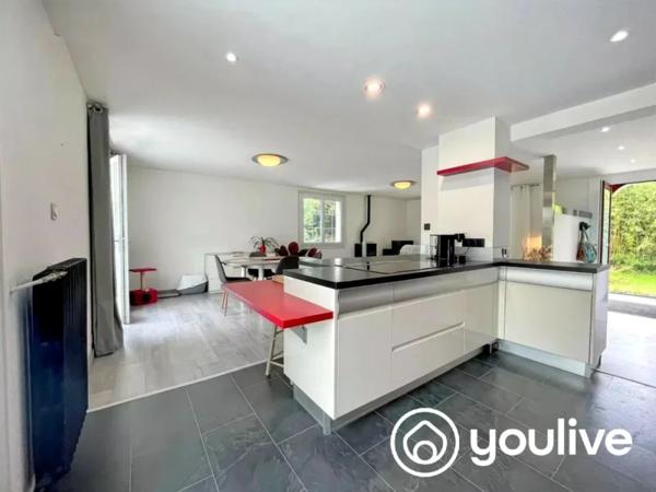 MAISON 114 M² + ATELIER 100 M² + TERRAIN 2 910 M² – TRAVAUX À PRÉVOIR – PRIX NÉGOCIABLE