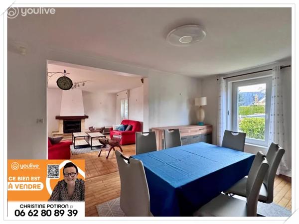 Maison centre ville 125m2 sur 440m2de terrain