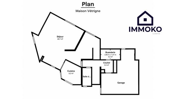 Maison familiale 155 m² – 4 chambres – Piscine – Vétrigne