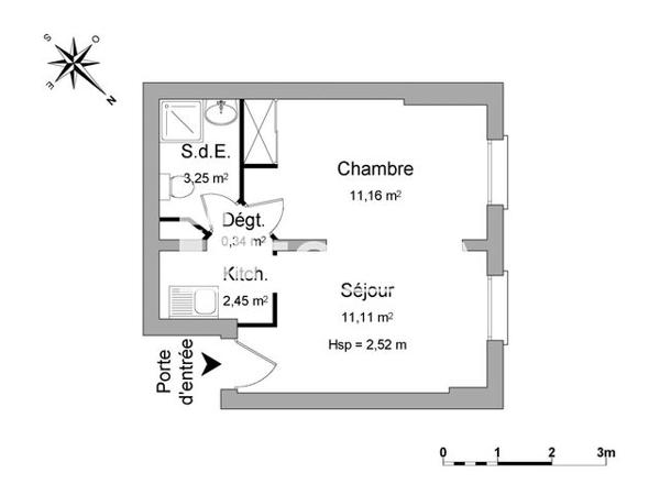 Location Studio 28.3 m² - 50 RUE DE GOURNAY Corbeil-essonnes 91100