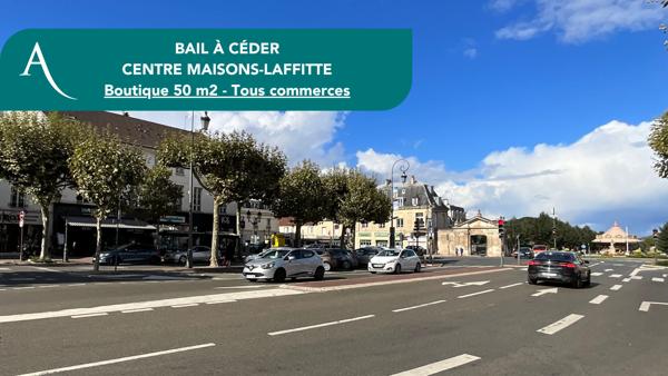 Cession de bail centre Maisons-Laffitte - Tous commerces 50 m2