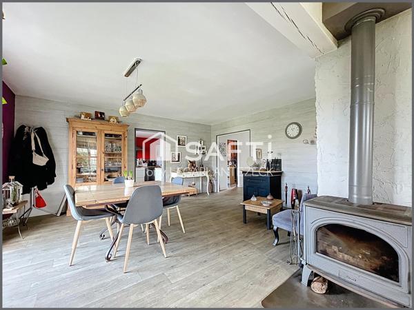Plain-pied de 4 chambres dont une suite parentale
