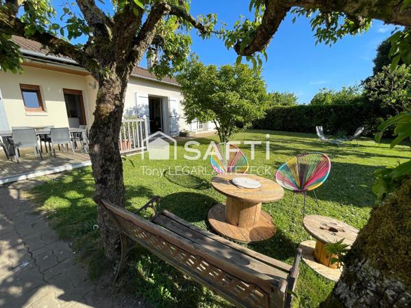 Plain-pied de 4 chambres dont une suite parentale