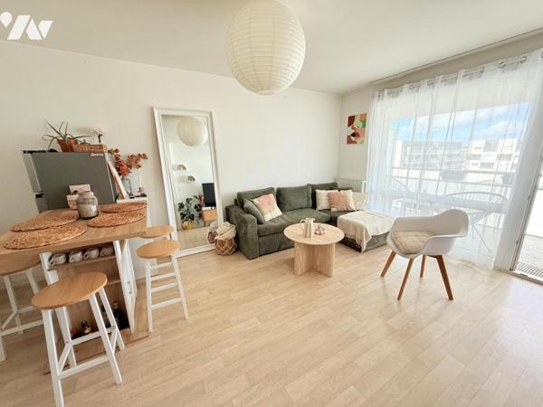 A VENDRE 56 VANNES QUARTIER VANOCEA APPT T2 43.22 m² + parking Couvert