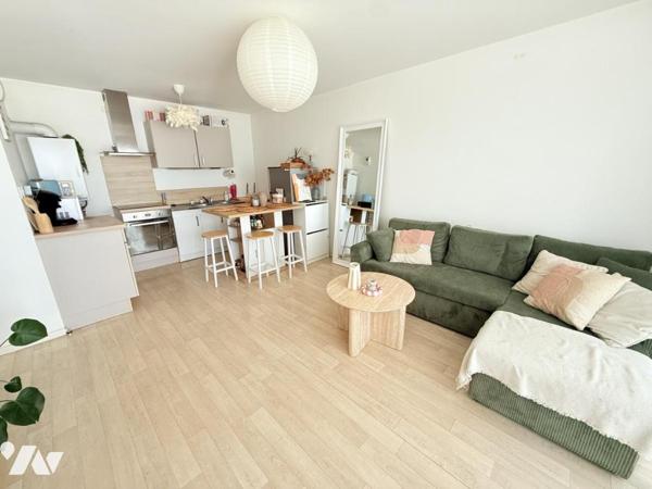 A VENDRE 56 VANNES QUARTIER VANOCEA APPT T2 43.22 m² + parking Couvert
