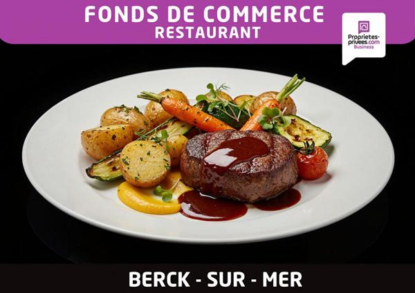 62600 BERCK - RESTAURANT 45 COUVERTS, TERRASSE 25 PLACES