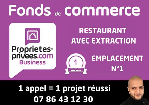 62600 BERCK - RESTAURANT 45 COUVERTS, TERRASSE 25 PLACES