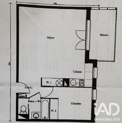 Appartement à vendre 2 pièces 50 m² Saint-Macaire