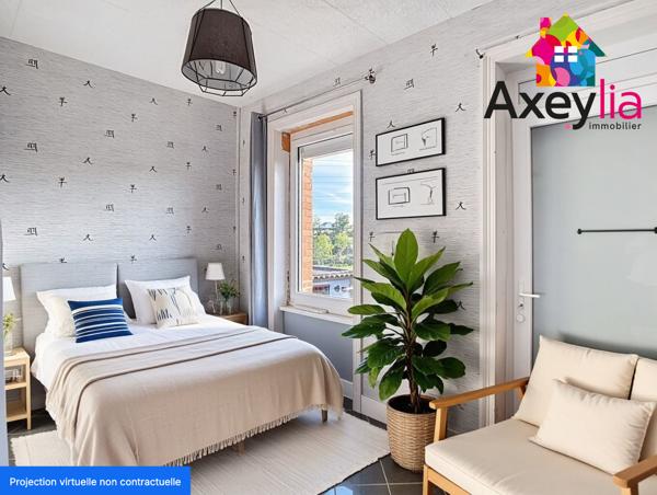 Lentigny (42155) A VENDRE - LENTIGNY - BELLE MAISON AVEC CACHET COMPRENANT DEUX CHAMBRES, GARAGE ET TERRAIN