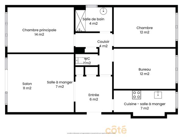 Vente Appartement80,11 m² - 3 Pièces - SAINT MAUR DES FOSSES (94100)