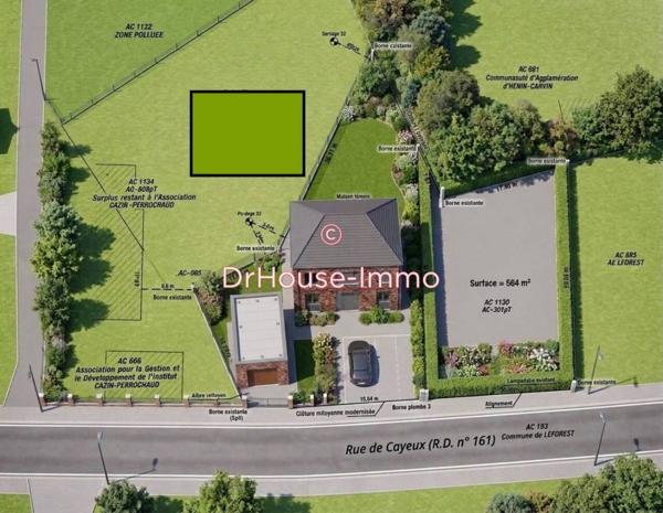 Terrain à vendre de 788 m²