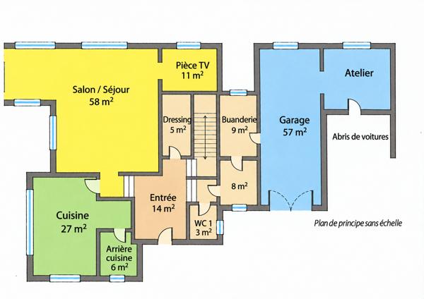Sathonay-Village maison de 248m², sur 1007m², proche centre village