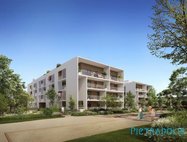 AGDE  : APPARTEMENT T3 -TERRASSE 11 m² – ASCENSEUR - PARKING