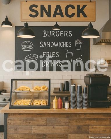 À VENDRE - Fonds de commerce RESTAURANT / SNACK / VENTE A EMPORTER / CAFE Arrière Pays Cannois