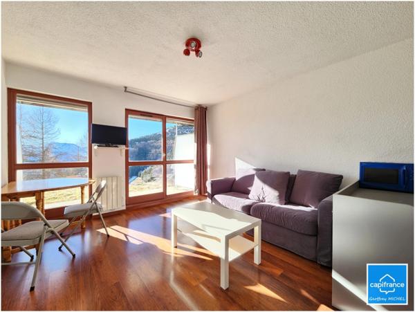 Studio avec terrasse et coin montagne à vendre à l’Alpe d’Huez (38750)