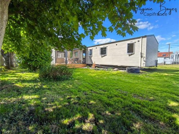 🌿 À VENDRE – TERRAIN DE LOISIRS AVEC MOBIL-HOME 4 SAISONS – SECTEUR BOURBOURG