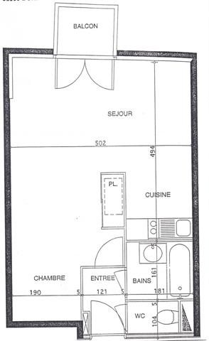 Appartement 1 pièce - 36 m² Exclusivité efficity