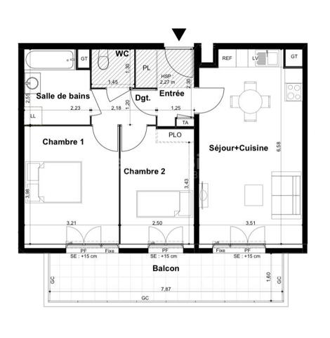 Plessis-Trévise Appartement de 3 pièces + Terrasse + Pkg!