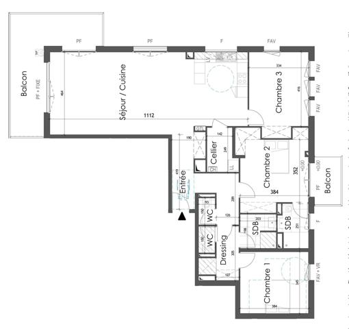 À vendre – Grand appartement neuf 3 chambres avec balcons à Wimille