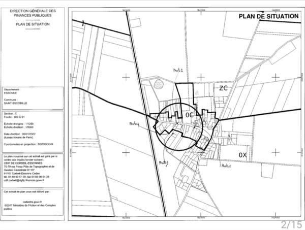 Terrain à vendre SAINT ESCOBILLE (91)
