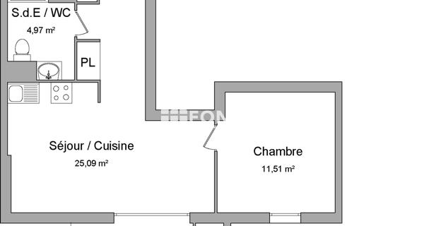 Location Appartement 2 pièces 41.57 m² - Bayonne 64100