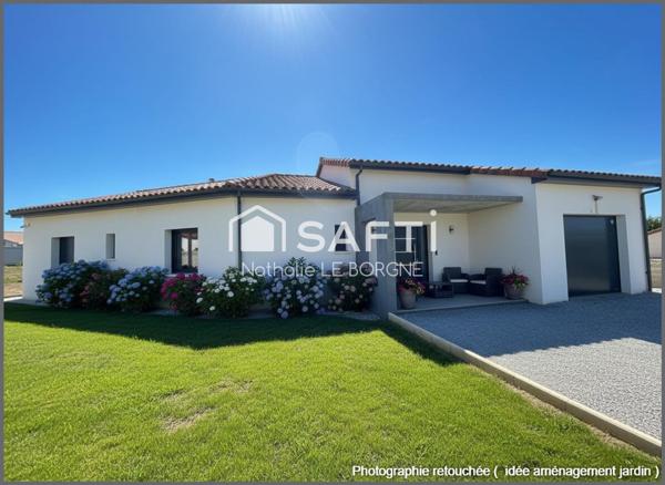 Belle villa contemporaine de plain pied