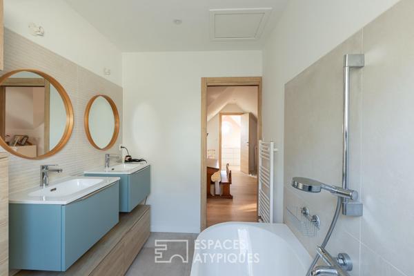 Esprit contemporain au coeur de cette ancienne chapelle rénovée