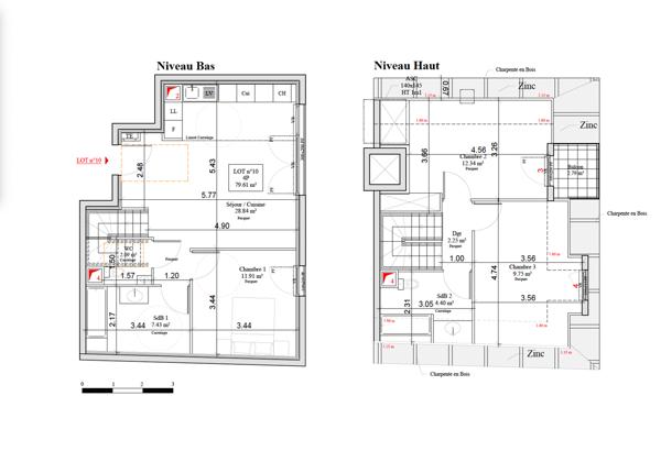 Appartement 4 pièces - 80 m²