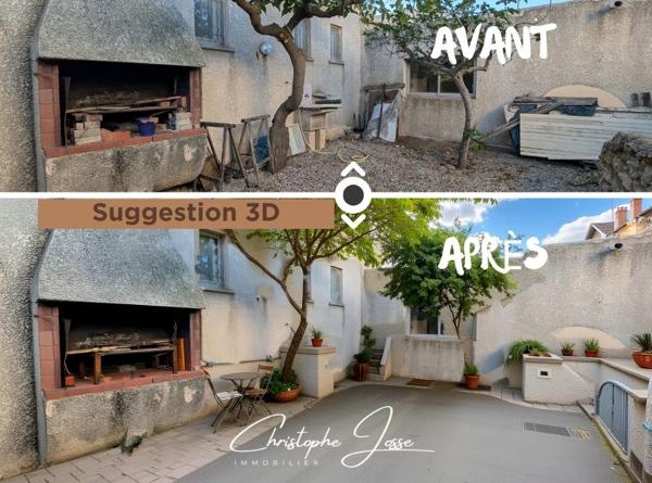 Maison de charme à Leucate Plage : 3 appartements, 50 m de la mer