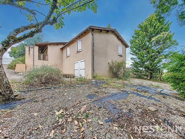 À vendre Maison de plain-pied à Caussens, 101 m² habitables avec garage en sous-sol et jardin