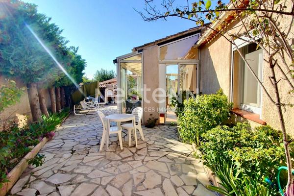 Maison T3 de 94m² avec garage, jardin, piscine sur une parcelle de 460m²