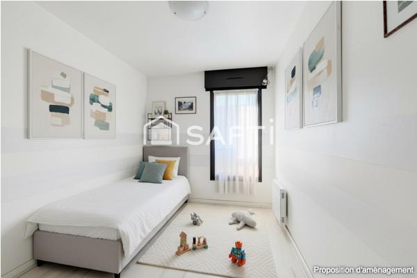 3 pièces centre-ville avec terrasse 30 m²