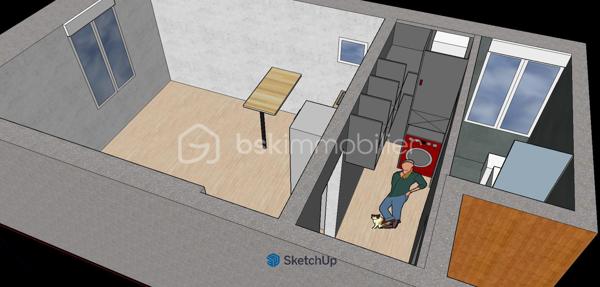 Appartement de 26,50 m²