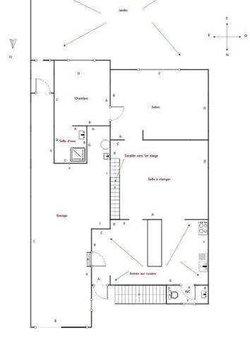 Maison 6 pièces garage et dépendance