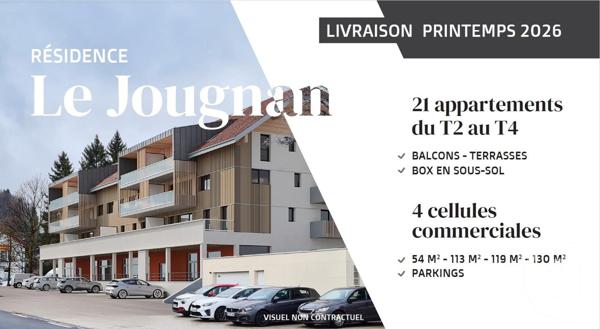 Appartement T3 à vendre  3 pièces - 73 m2 JOUGNE - 25
