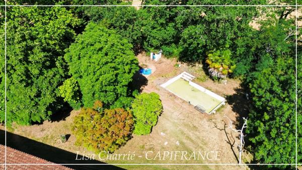 Propriete à vendre 11 pièces de 406 m2 habitables au total, avec dépendance sur 5261 m2 proche de NOGARO (32)