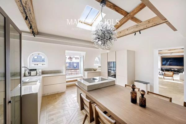 Quai Branly : Appartement 3 suites – Dernier étage – Vue Tour Eiffel