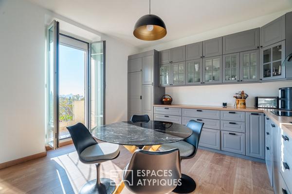 Appartement en dernier étage avec vue dégagée
