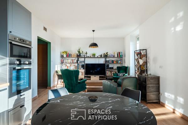 Appartement en dernier étage avec vue dégagée