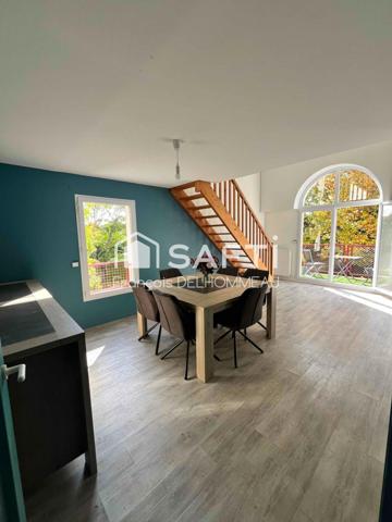 Duplex lumineux de 120m2 avec balcon sud-ouest