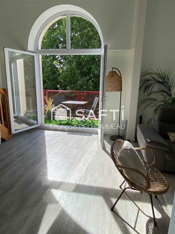 Duplex lumineux de 120m2 avec balcon sud-ouest