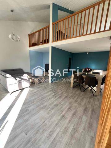 Duplex lumineux de 120m2 avec balcon sud-ouest