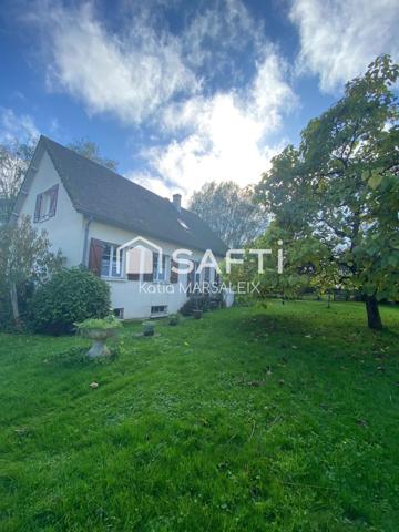 Maison 5 chambres, terrains de 25723m² avec hangar