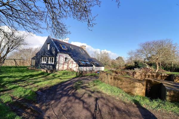 Plougastel-Daoulas (29470) A VENDRE MAISON A FORT POTENTIEL AVEC VUE MER IMPRENABLE SUR LA RADE