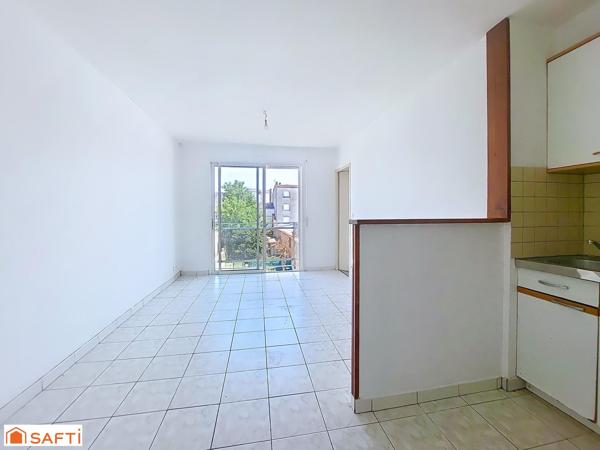 Appartement T1 lumineux, idéal pour investissement