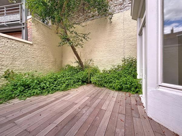 Appartement en RDC avec belle cour